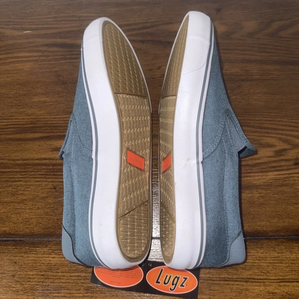 Lugz‎ Mens Clipper Slip-On Sneaker Size 9 Canvas Boat Shoe Summer NWOB